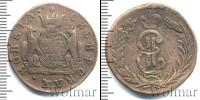 Монета 1762 – 1796 Екатерина II 2 копейки Медь 1773