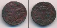 Монета 1730 – 1740 Анна Иоанновна 1 полушка Медь 1740