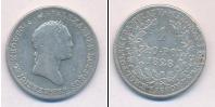 Монета 1825 – 1855 Николай I 1 злотый Серебро 1828