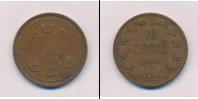 Монета 1881 – 1894 Александр III 10 пенни Медь 1890