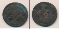 Монета 1741 – 1761 Елизавета Петровна 1 копейка Медь 1756