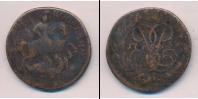 Монета 1741 – 1761 Елизавета Петровна 2 копейки Медь 1759