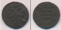 Монета 1730 – 1740 Анна Иоанновна 1 полушка Медь 1731