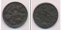 Монета 1730 – 1740 Анна Иоанновна 1 полушка Медь 1738