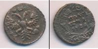 Монета 1730 – 1740 Анна Иоанновна 1 полушка Медь 1734