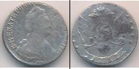 Монета 1762 – 1796 Екатерина II 15 копеек Серебро 1787