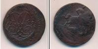 Монета 1741 – 1761 Елизавета Петровна 2 копейки Медь 1759