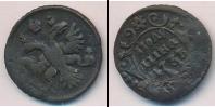 Монета 1730 – 1740 Анна Иоанновна 1 полушка Медь 1737