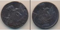 Монета 1741 – 1761 Елизавета Петровна 1 копейка Медь 1756
