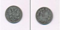 Монета 1881 – 1894 Александр III 25 пенни Серебро 1891