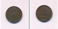 Монета 1855 – 1881 Александр II 1 пенни Медь 1874