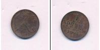 Монета 1881 – 1894 Александр III 1 пенни Медь 1894