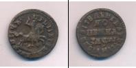 Монета 1689 – 1725 Петр I 1 копейка Медь 1714