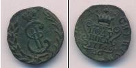 Монета 1762 – 1796 Екатерина II 1 полушка Медь 1776