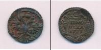Монета 1730 – 1740 Анна Иоанновна 1 полушка Медь 1731
