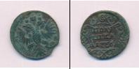 Монета 1730 – 1740 Анна Иоанновна 1 полушка Медь 1736