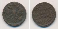 Монета 1730 – 1740 Анна Иоанновна 1 полушка Медь 1737