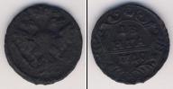 Монета 1730 – 1740 Анна Иоанновна 1 деньга Медь 1740
