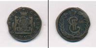 Монета 1762 – 1796 Екатерина II 2 копейки Медь 1773