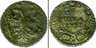 Монета 1730 – 1740 Анна Иоанновна 1 полушка Медь 1731