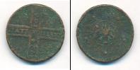 Монета 1689 – 1725 Петр I 5 копеек Медь 1724