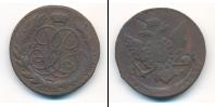 Монета 1741 – 1761 Елизавета Петровна 5 копеек Медь 1759