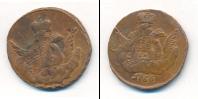 Монета 1741 – 1761 Елизавета Петровна 1 копейка Медь 1756