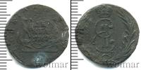 Монета 1762 – 1796 Екатерина II 1 деньга Медь 1767