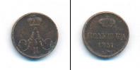 Монета 1855 – 1881 Александр II 1 полушка Медь 1857