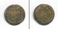 Монета 1762 – 1796 Екатерина II 1 копейка Медь 1795