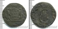 Монета 1762 – 1796 Екатерина II 1 деньга Медь 1772