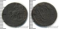 Монета 1741 – 1761 Елизавета Петровна 1 полушка Медь 1758