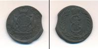 Монета 1762 – 1796 Екатерина II 2 копейки Медь 1773