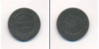 Монета 1894 – 1917 Николай II 2 копейки Медь 1902