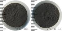 Монета 1741 – 1761 Елизавета Петровна 1 полушка Медь 1758