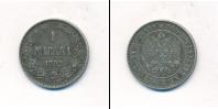 Монета 1881 – 1894 Александр III 1 марка Серебро 1892