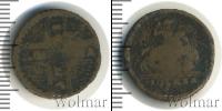 Монета 1727 – 1730 Петр II 1 копейка Медь 1728