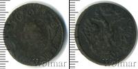 Монета 1730 – 1740 Анна Иоанновна 1 деньга Медь 1730