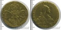 Монета 1762 – 1796 Екатерина II 10 рублей Золото 1769