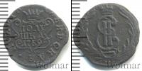 Монета 1762 – 1796 Екатерина II 1 полушка Медь 1769