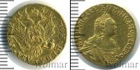 Монета 1741 – 1761 Елизавета Петровна 2 рубля Золото 1756