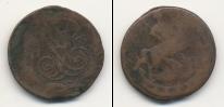Монета 1741 – 1761 Елизавета Петровна 1 деньга Медь 1759