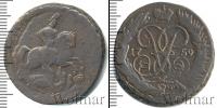 Монета 1741 – 1761 Елизавета Петровна 2 копейки Медь 1759