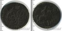Монета 1741 – 1761 Елизавета Петровна 2 копейки Медь 1758
