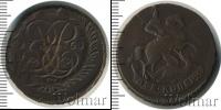 Монета 1741 – 1761 Елизавета Петровна 2 копейки Медь 1758