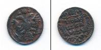Монета 1730 – 1740 Анна Иоанновна 1 полушка Медь 1735