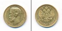 Монета 1894 – 1917 Николай II 5 рублей Золото 1898