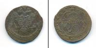 Монета 1762 – 1796 Екатерина II 5 копеек Медь 1776