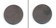 Монета 1825 – 1855 Николай I 3 копейки Медь 1852