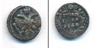 Монета 1730 – 1740 Анна Иоанновна 1 полушка Медь 1740